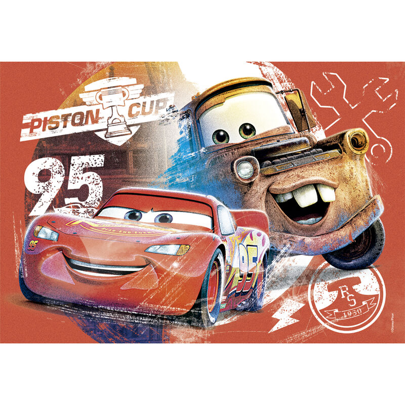 Imagen 2 - Puzzle Cars Disney 2X20pzs