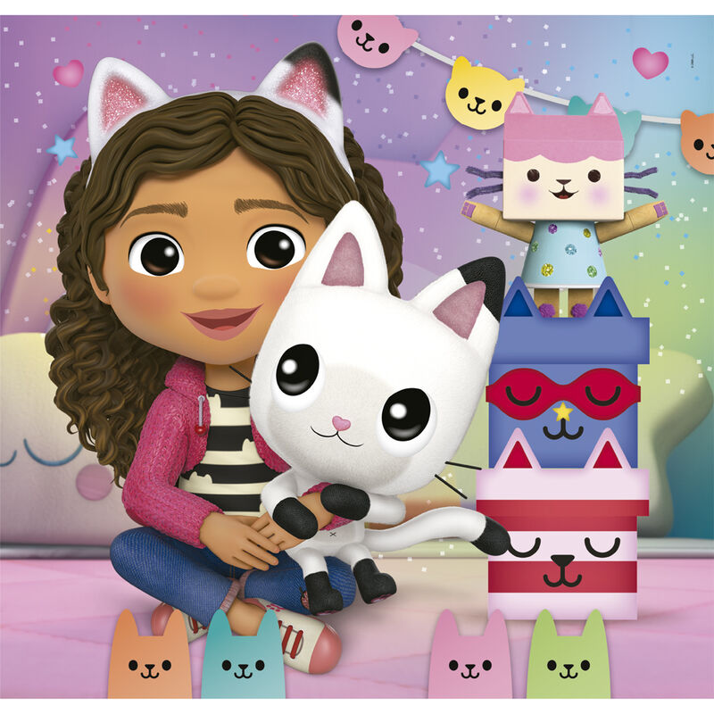 Imagen 2 - Puzzle La Casa De Muñecas De Gabby 3X48pzs