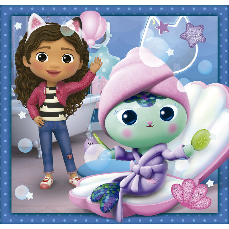 Imagen 2 - Puzzle La Casa De Muñecas De Gabby 3X48pzs
