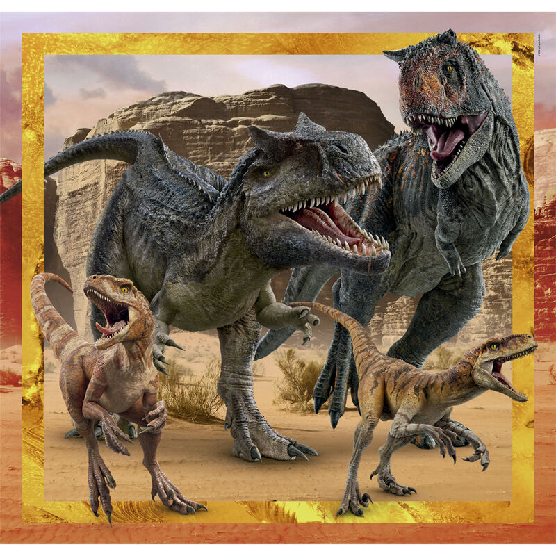 Imagen 2 - Puzzle Jurassic World 3X48pzs