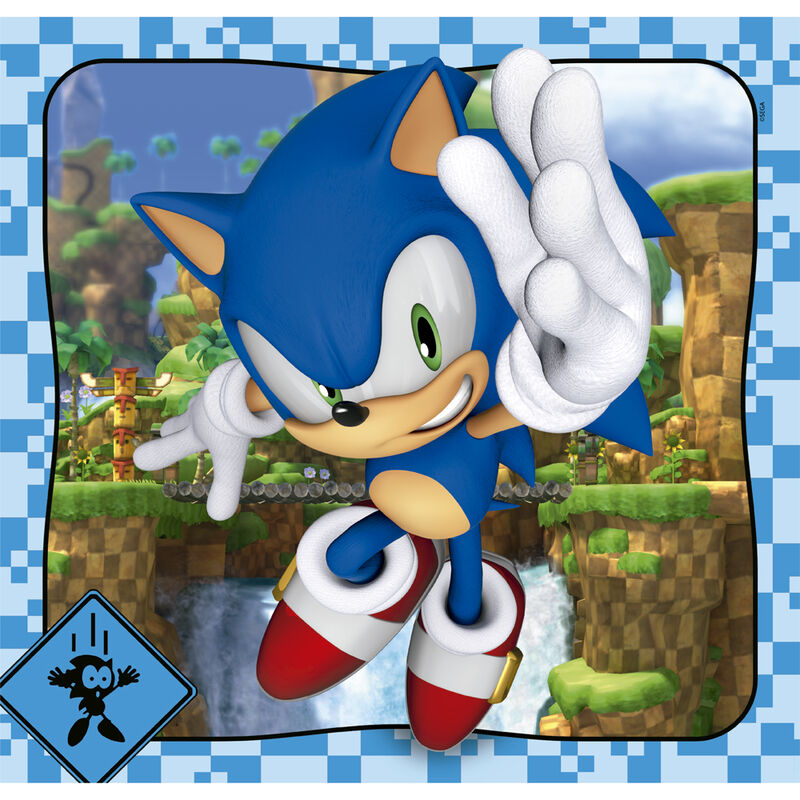 Imagen 2 de Puzzle Sonic The Hedgehog 3X48pzs
