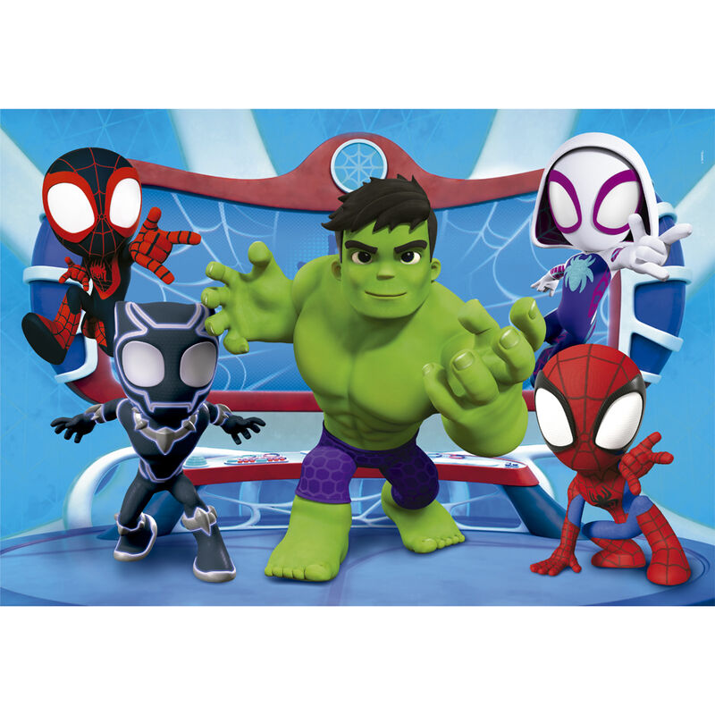 Imagen 2 de Puzzle Spidey And His Amazing Friends Marvel 60Pzs
