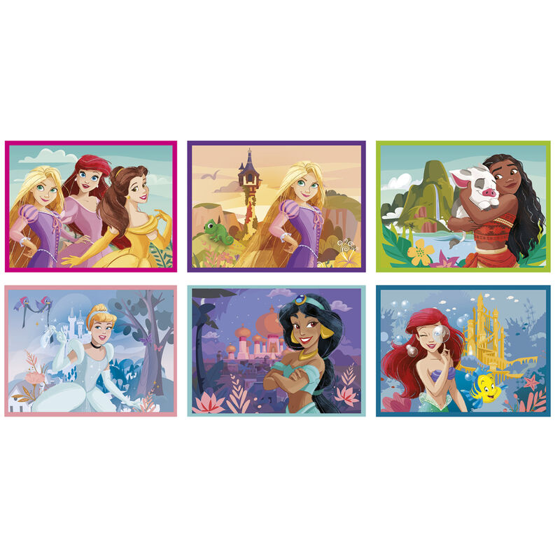 Imagen 2 - Puzzle Cubo Princesas Disney 12Pzs