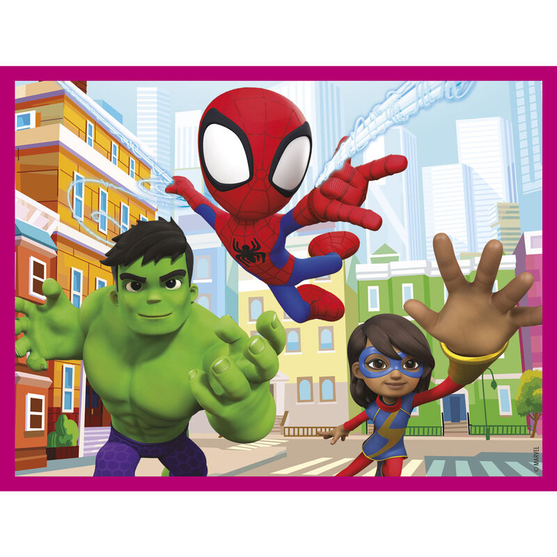 Imagen 2 de Puzzle Cubo Spidey And His Amazing Friends Marvel 12Pzs