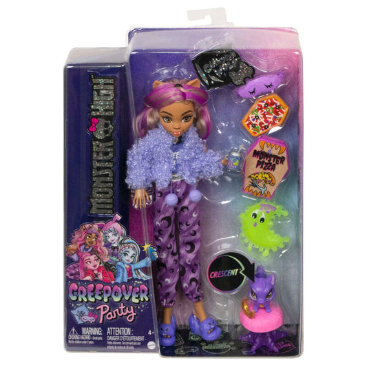 Imagen 1 - Muñeca Clawdeen Wolf Fiesta Pijama Monster High 25Cm