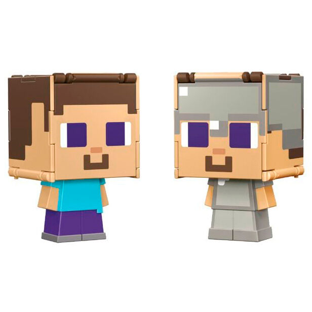 Imagen 2 de Figura Intercambiable Minecraft 9,5Cm Surtido