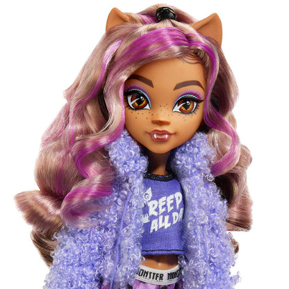 Imagen 4 de Muñeca Clawdeen Wolf Fiesta Pijama Monster High 25Cm