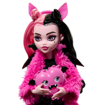 Imagen 4 de Muñeca Draculaura Fiesta Pijama Monster High 25Cm