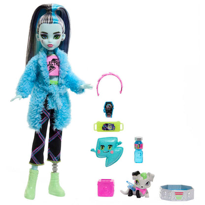Imagen de Muñeca Frankie Stein Fiesta Pijama Monster High 25Cm parte de nuestra colección en Espadas y más, sitio oficial.