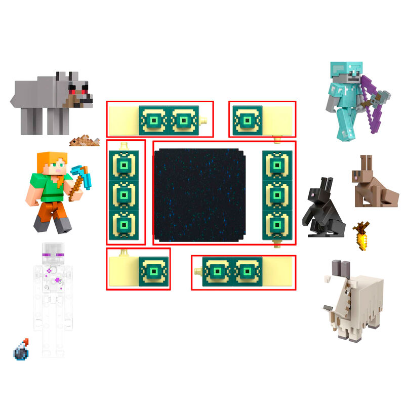 Imagen 6 - Figura Minecraft 8Cm Surtido