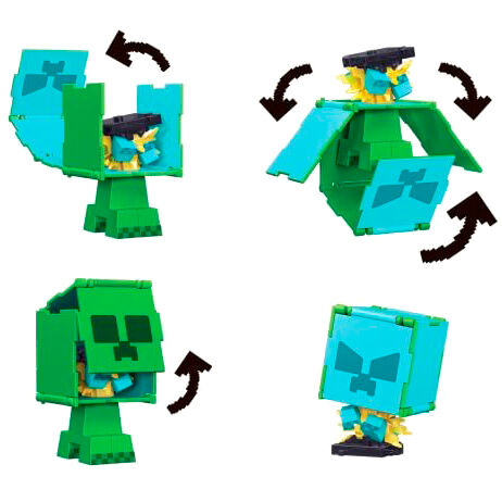 Imagen 8 de Figura Intercambiable Minecraft 9,5Cm Surtido