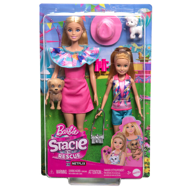 Imagen 1 de Set 2 Muñecas Hermanas Stacie Al Rescate Barbie