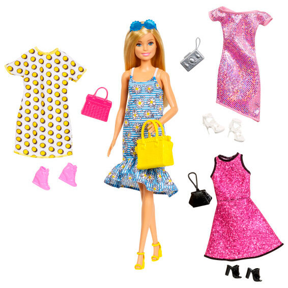 Imagen 1 de Muñeca Fashionista + 4 Modelos Barbie