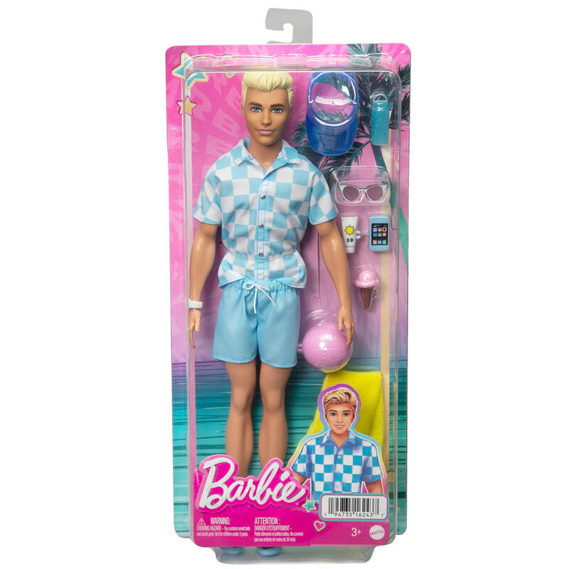 Imagen 1 - Muñeco Ken Dia En La Playa Barbie