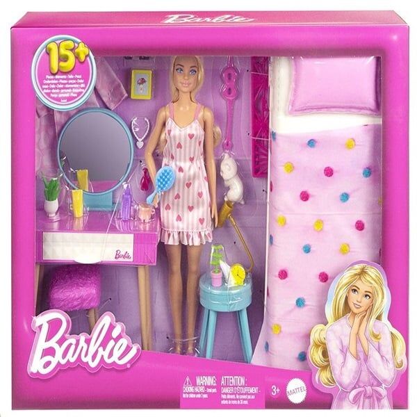 Imagen 1 - Muñeca + Dormitorio Barbie