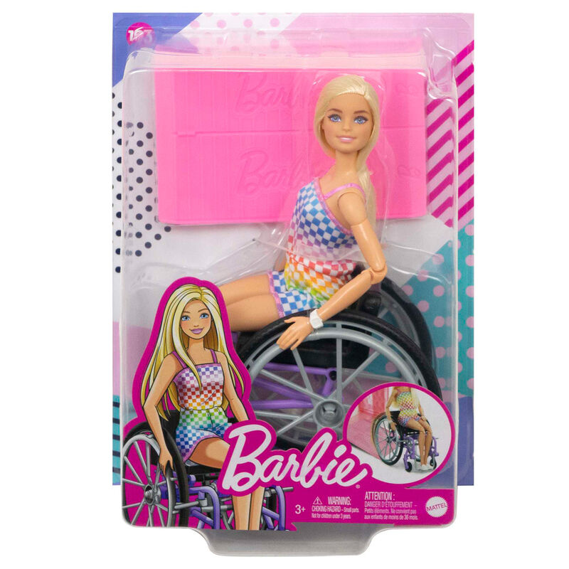 Imagen 1 - Muñeca Fashionista Con Silla De Ruedas Barbie