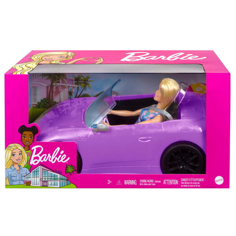 Imagen 1 - Muñeca + Coche Descapotable Barbie