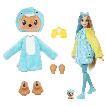 Imagen 2 de Muñeca Chelsea Cutie Reveal Serie Disfraces Osito Delfin Barbie