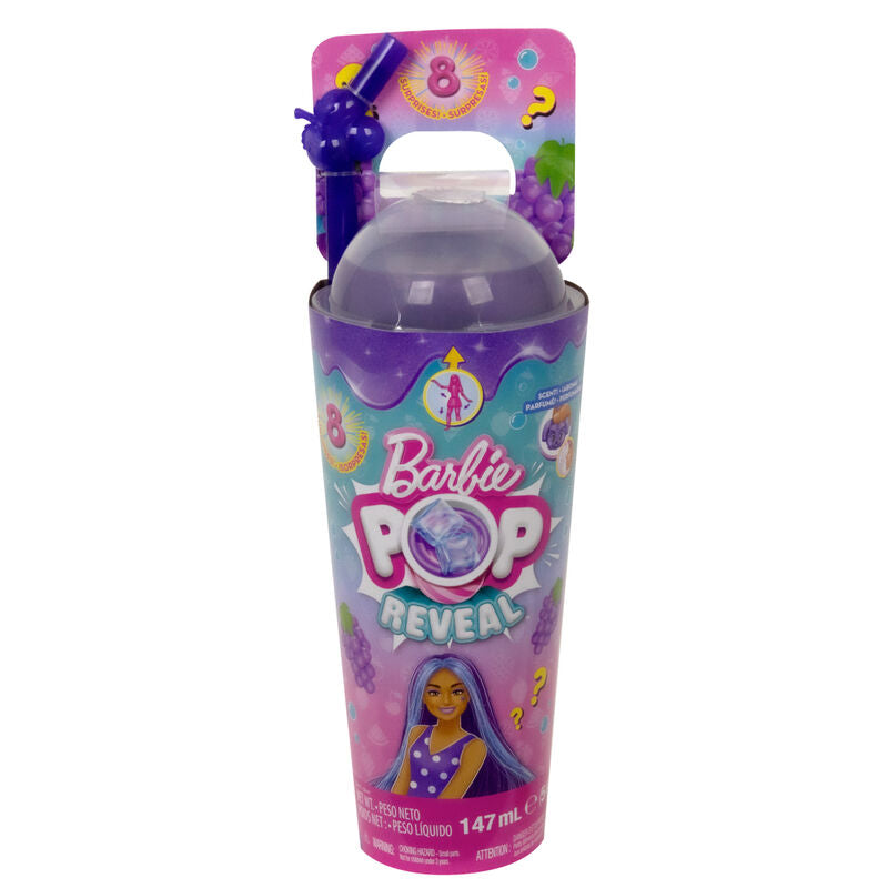 Imagen 2 - Muñeca Pop! Reveal Serie Frutas Uvas Barbie