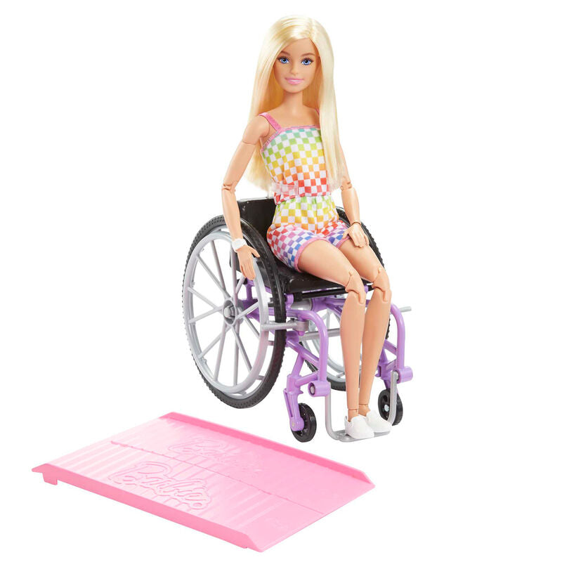 Imagen 2 - Muñeca Fashionista Con Silla De Ruedas Barbie