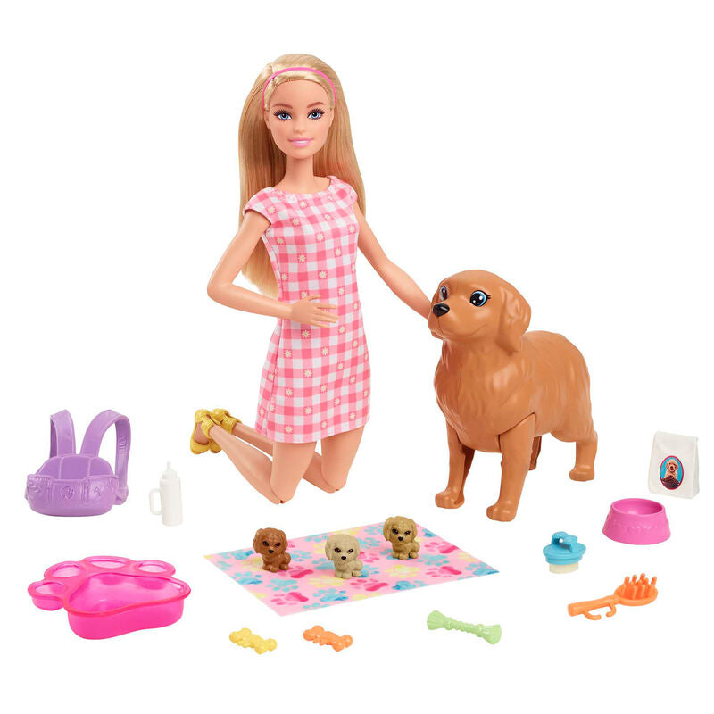 Imagen 2 - Muñeca Y Cachorros Barbie