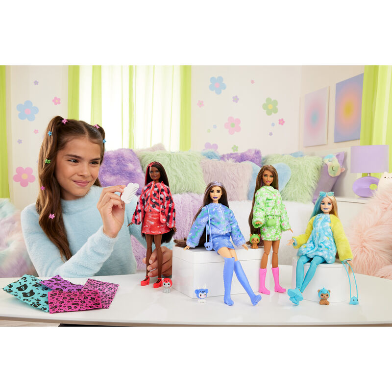 Imagen 3 - Muñeca Chelsea Cutie Reveal Serie Disfraces Perro Rana Barbie