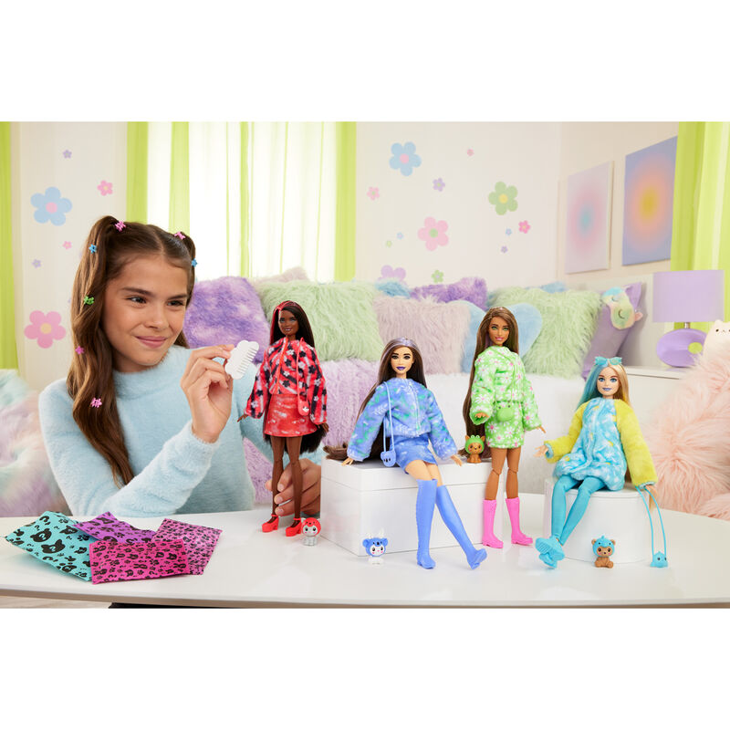 Imagen 3 de Muñeca Chelsea Cutie Reveal Serie Disfraces Perro Rana Barbie