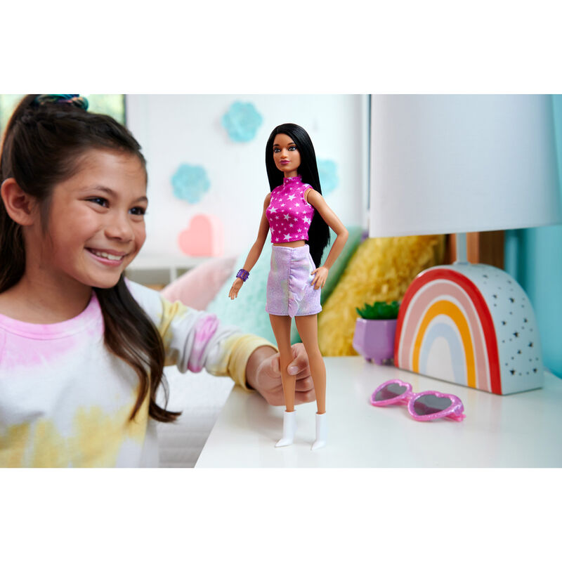 Imagen 3 - Muñeca Fashionista Vestido Rock Rosa Surtido