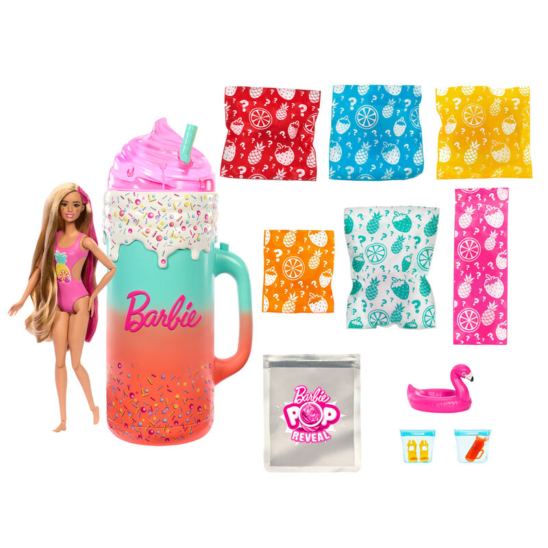 Imagen 4 de Muñeca Pop! Reveal Serie Frutas Smothie Tropical Barbie