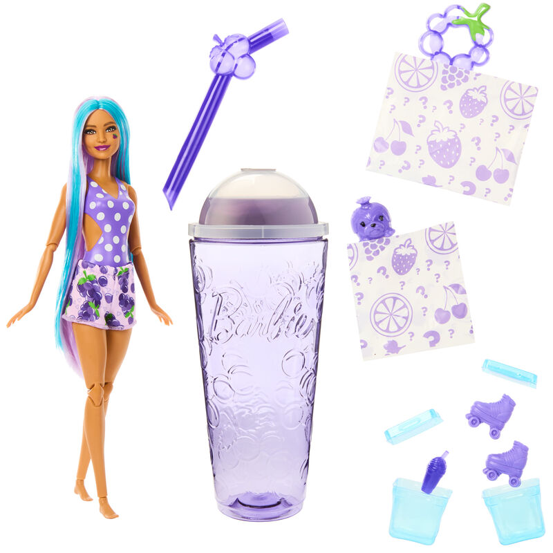 Imagen 4 de Muñeca Pop! Reveal Serie Frutas Uvas Barbie