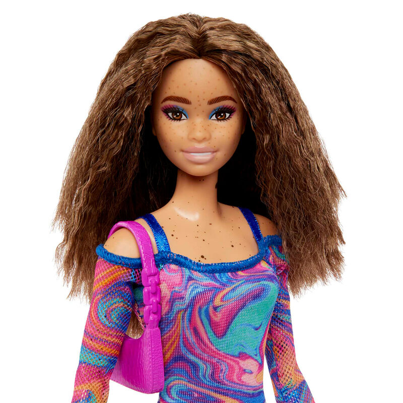 Imagen 4 - Muñeca Fashionista Vestido Estampado Marmol Surtido