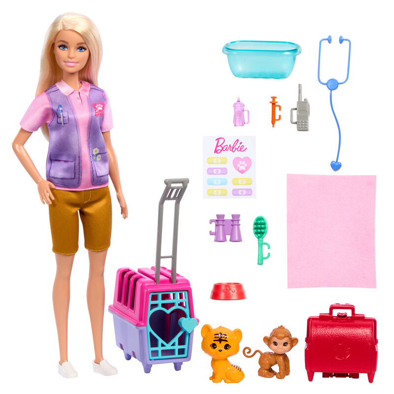 Imagen 5 de Muñeca Rescatadora Y Liberadora De Animales Barbie