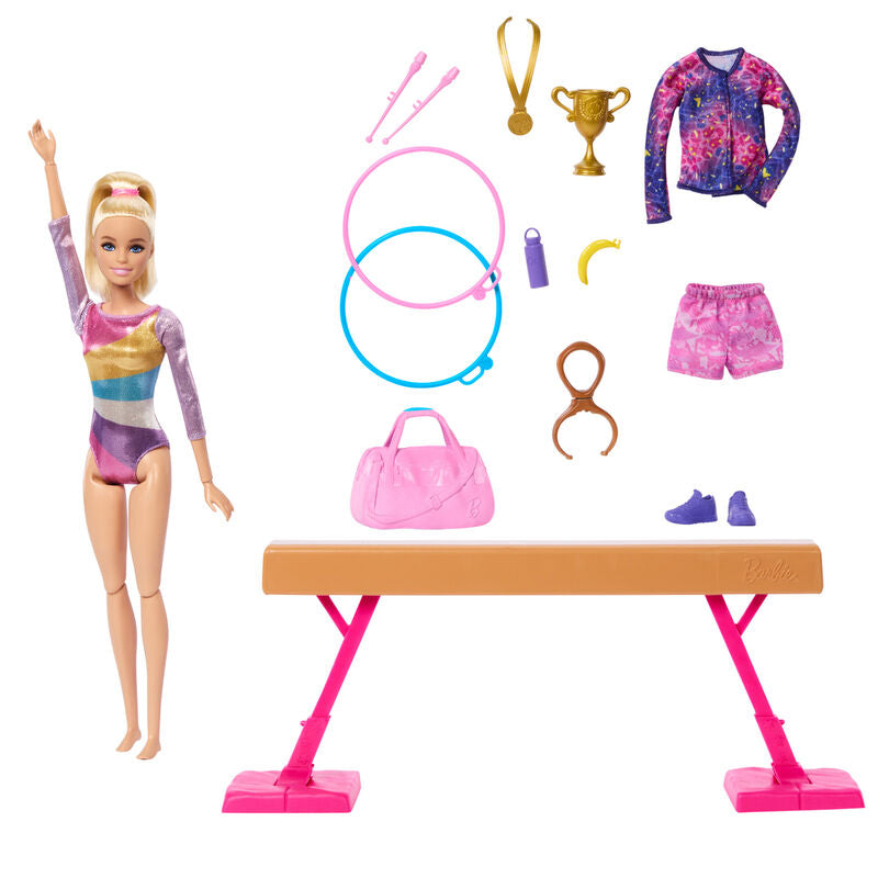 Imagen 6 de Muñeca Gimnasta + Set Juego Barbie