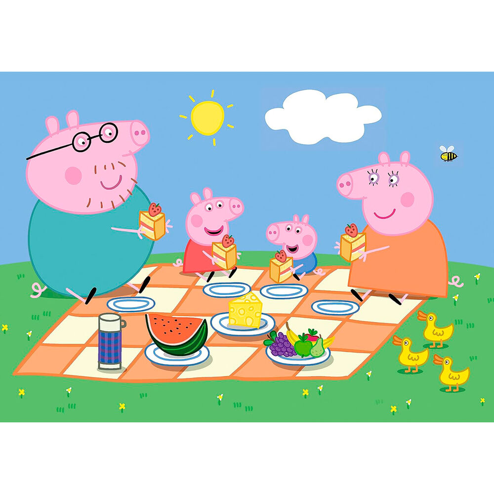 Imagen 2 de Puzzle Peppa Pig 2X60pzs