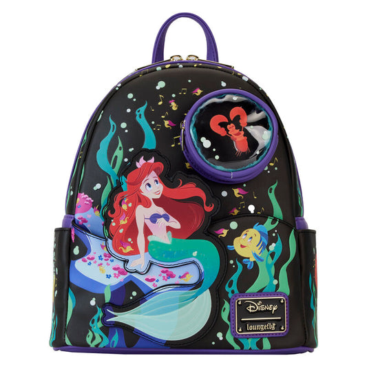 Imagen 1 de Mochila 35Th Anniversary La Sirenita Disney Loungefly 26Cm