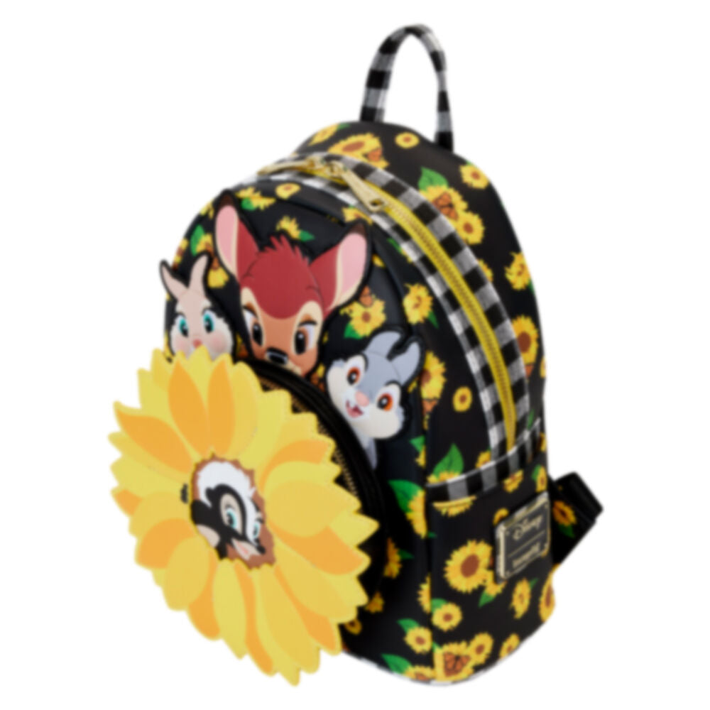 Imagen 2 - Mochila Sunflower Friends Bambi Disney Loungefly 26Cm
