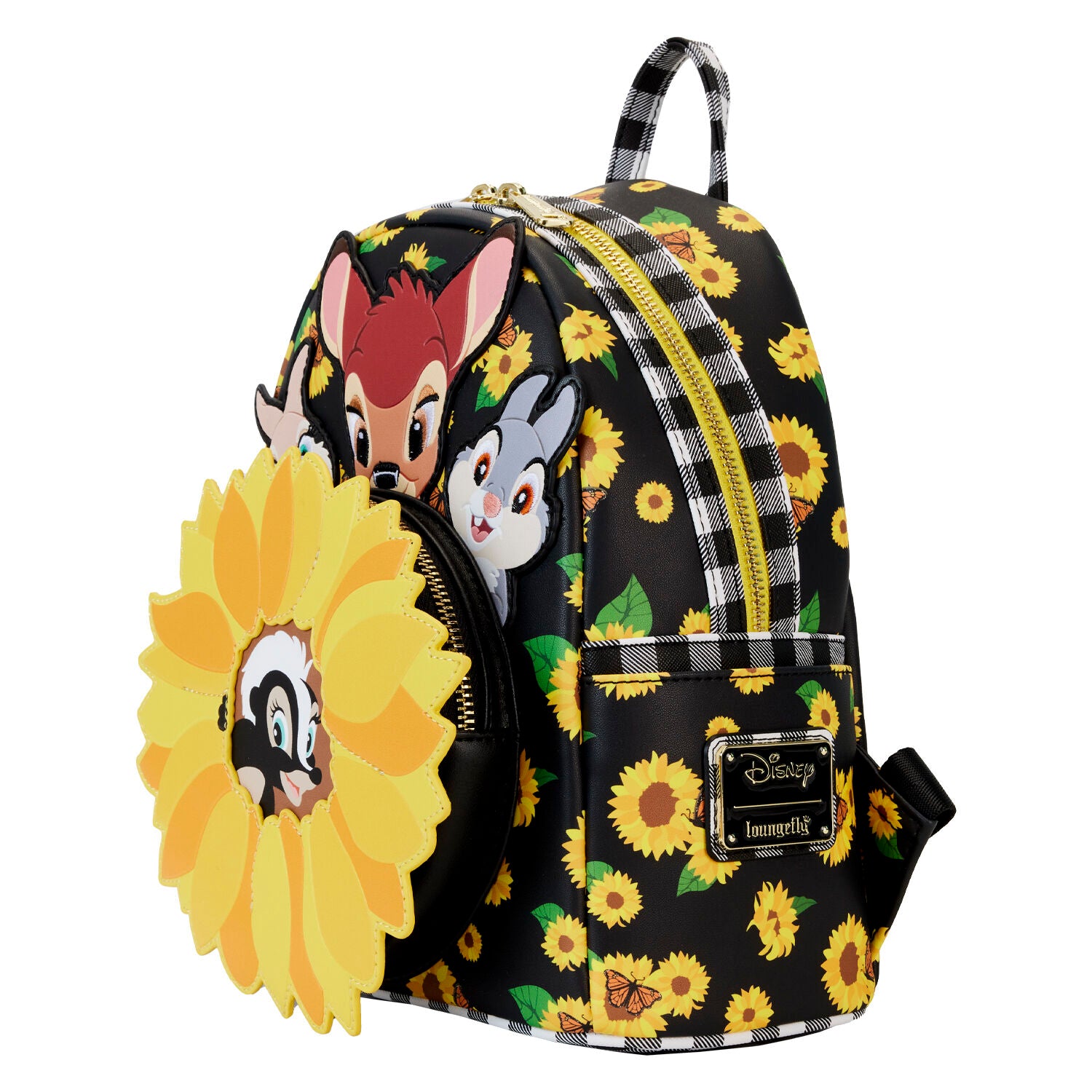 Imagen 3 - Mochila Sunflower Friends Bambi Disney Loungefly 26Cm