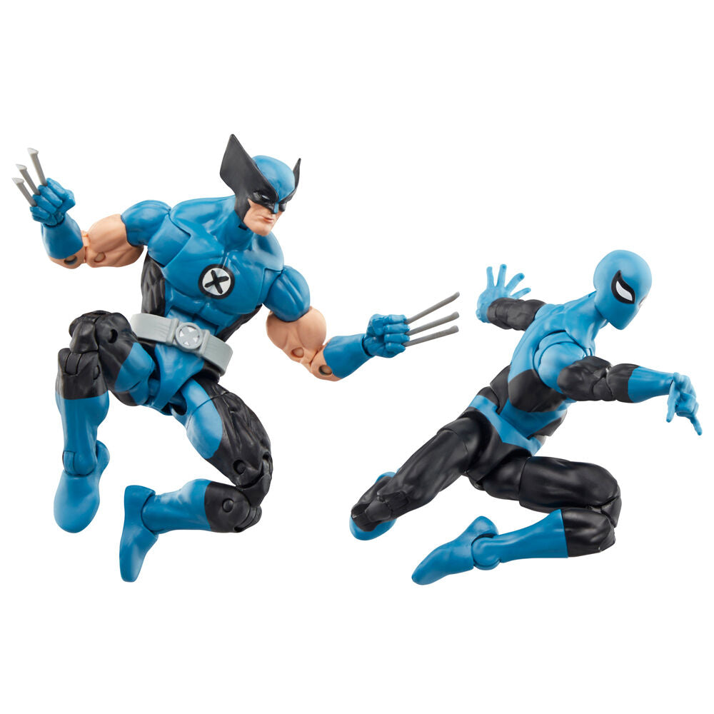 Imagen 5 de Blister 2 Figuras Wolverine Spiderman Los 4 Fantasticos Marvel