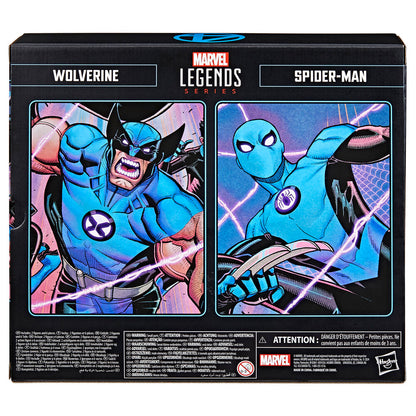 Imagen de Blister 2 Figuras Wolverine Spiderman Los 4 Fantasticos Marvel parte de nuestra colección en Espadas y más, sitio oficial.