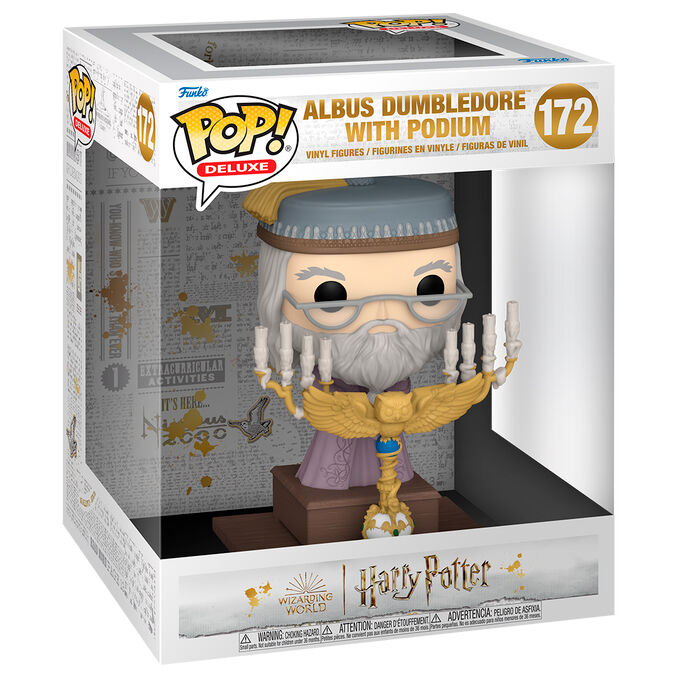 Imagen 1 de Figura Pop Deluxe Harry Potter Y El Prisionero De Azkaban - Dumbledore With Podium