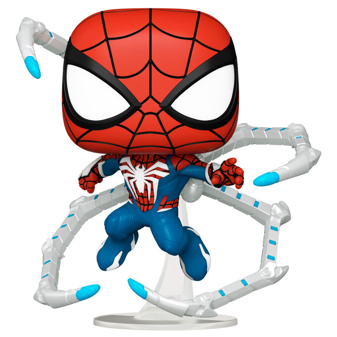 Imagen 2 de Figura Pop Marvel Spiderman 2 Peter Parker Advanced Suit 2.0