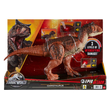 Imagen de Figura Carnotaurus Mordidas De Combate Epic Evolution Jurassic World 20Cm parte de nuestra colección en Espadas y más, sitio oficial.
