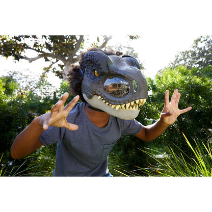 Imagen de Mascara Tyrannosaurus Rex Jurassic World parte de nuestra colección en Espadas y más, sitio oficial.