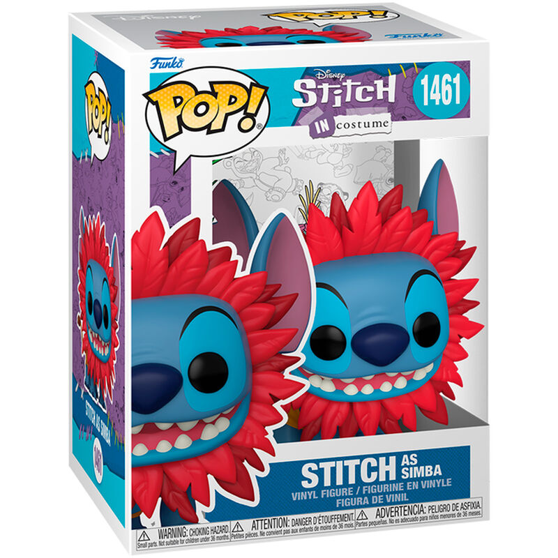 Imagen 1 de Figura Pop Disney Stitch As Simba