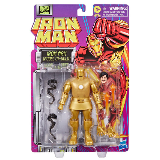 Imagen 1 de Figura Iron Man Model 01-Gold Iron Man Marvel 15Cm