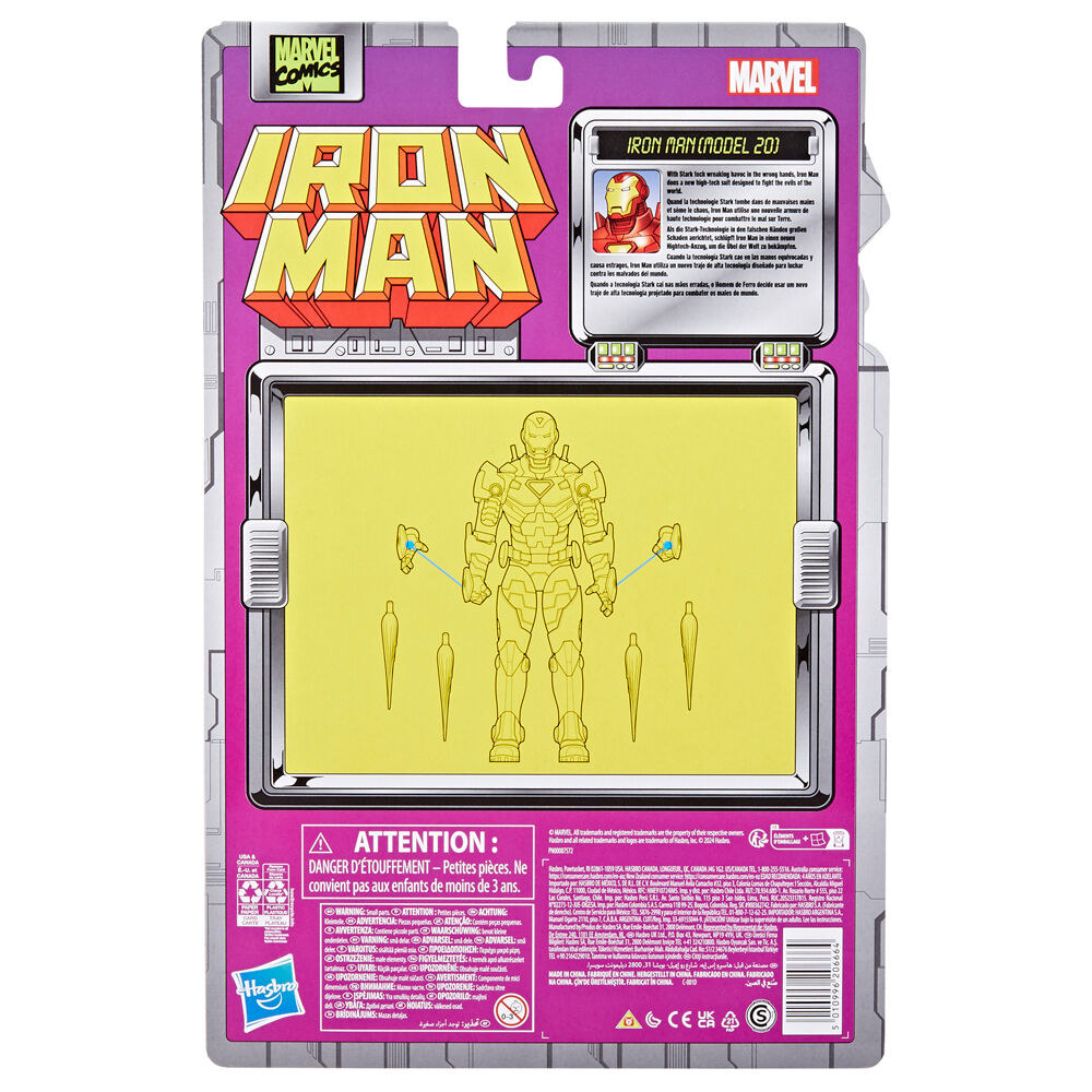 Imagen 9 - Figura Iron Man Model 20 Iron Man Marvel 15Cm