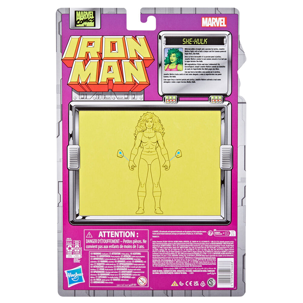 Imagen 9 de Figura She-Hulk Iron Man Marvel 15Cm