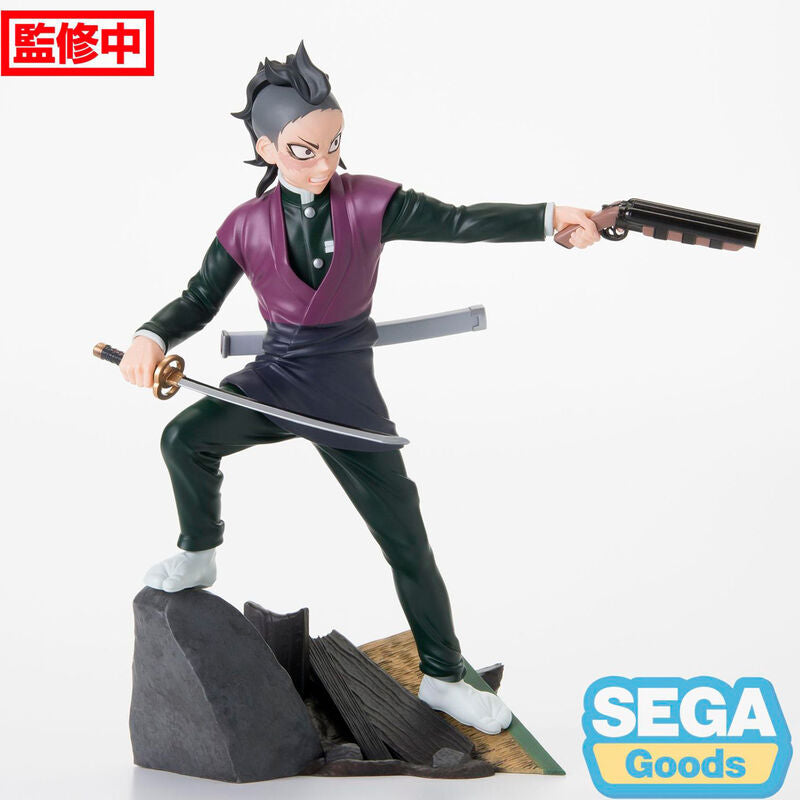 Imagen 4 de Figura Genya Shinazugawa Swordsmith Village Demon Slayer Kimetsu No Yaiba 15Cm