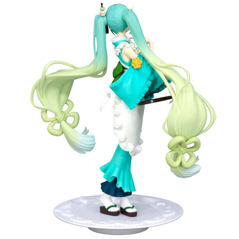 Imagen de Figura Hatsune Miku Matcha Green Tea Parfait Mint Hatsune Miku 21Cm parte de nuestra colección en Espadas y más, sitio oficial.