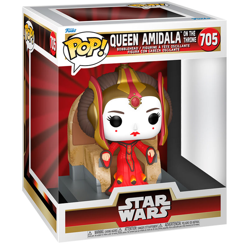 Imagen 2 de Figura Pop Deluxe Star Wars Queen Amidala On The Throne